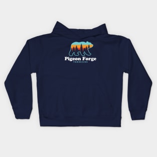 Pigeon Forge Tennessee Great Smoky Mountains Bear Kids Hoodie